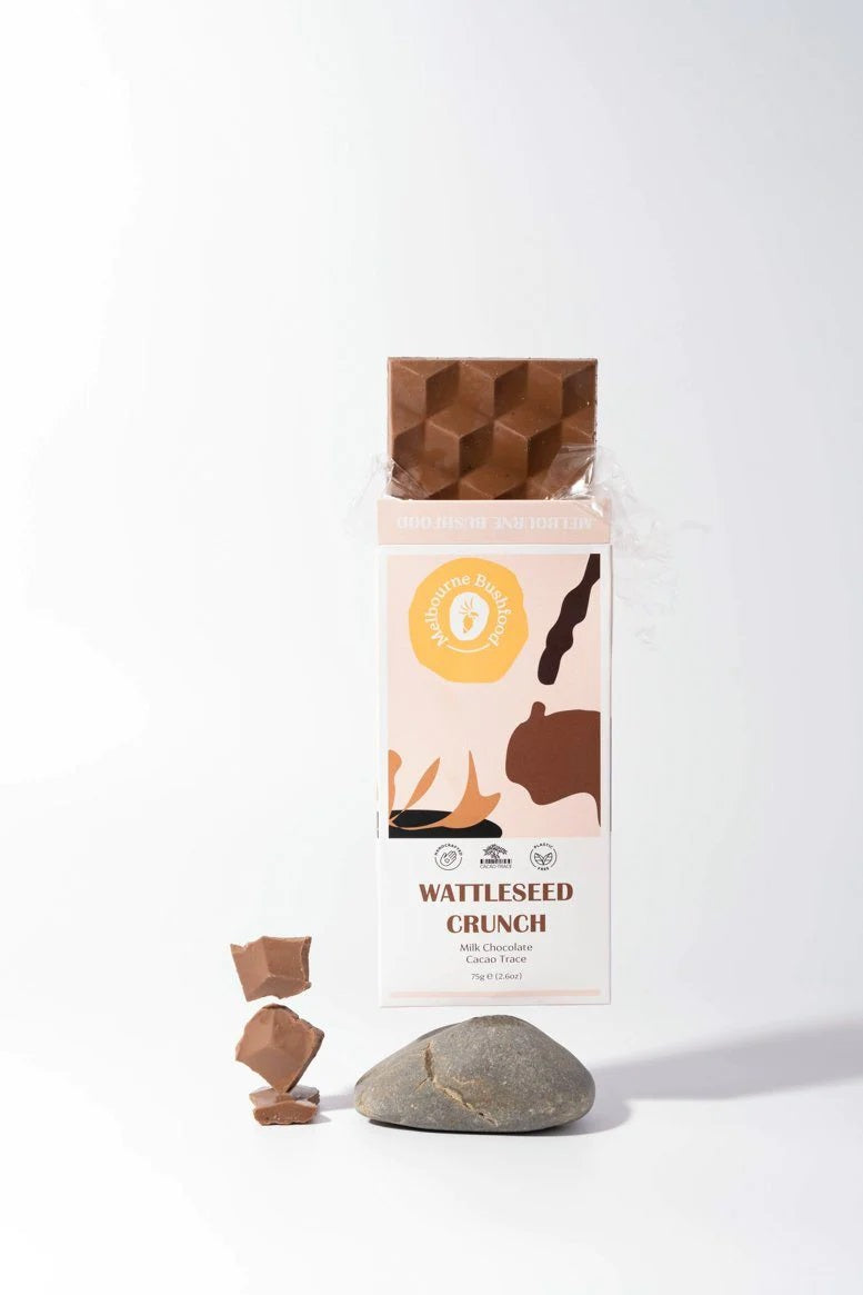 Wattleseed Crunch Milk Chocolate - Dot and Frankie