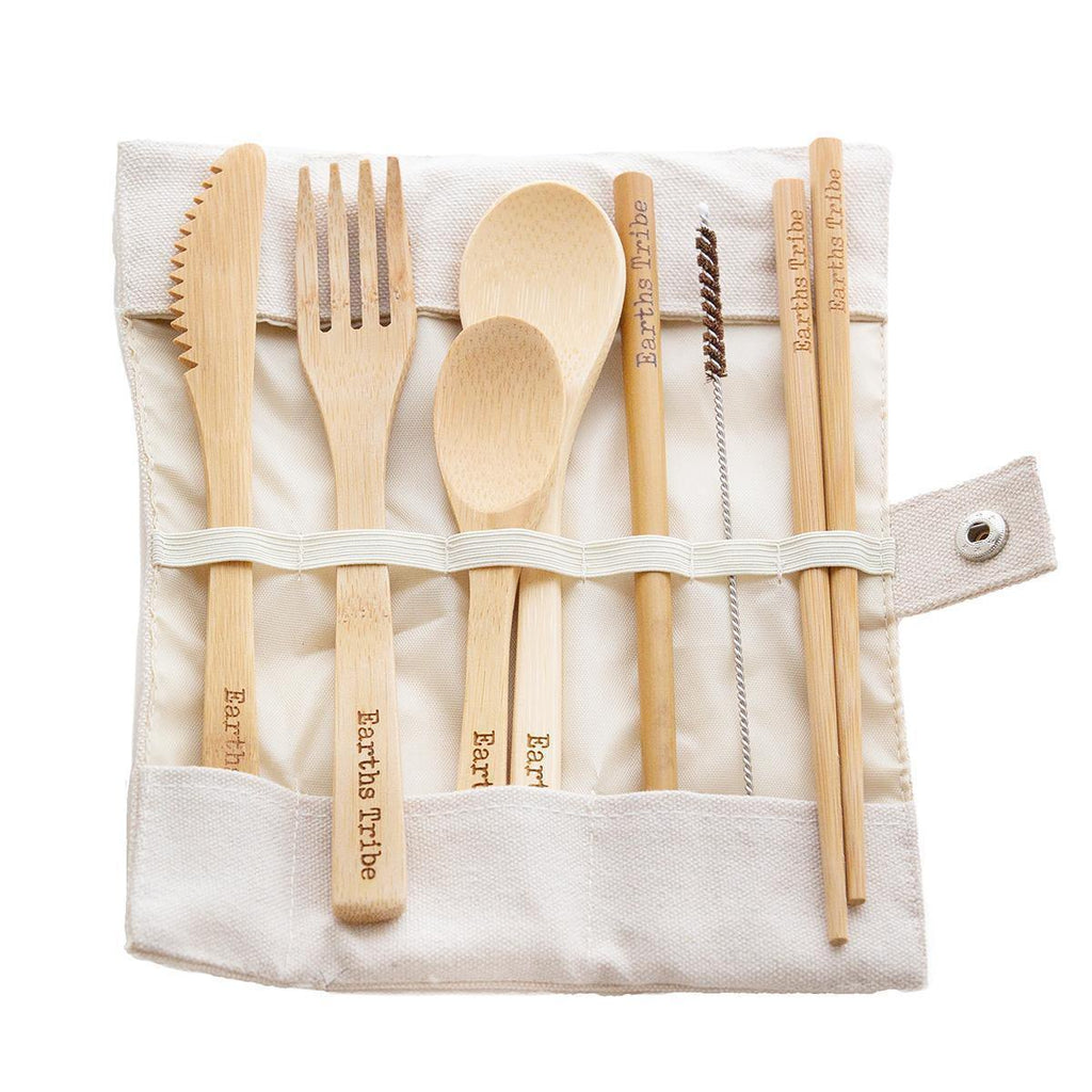 Bamboo Cutlery Travel Set - Dot and Frankie